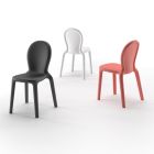 Stohovatelná židle z barevného polyetylenu Made in Italy, 2 kusy - Jamala Viadurini