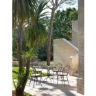 Stohovatelná venkovní židle z kovu Vyrobeno v Itálii, 2 kusy - autorita Viadurini