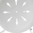 Stohovatelná venkovní židle z kovu Vyrobeno v Itálii, 2 kusy - autorita Viadurini