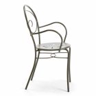 Stohovatelná venkovní židle z kovu Vyrobeno v Itálii, 2 kusy - autorita Viadurini