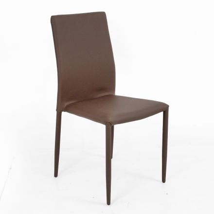 Desio moderní designová židle z ekokůže, do kuchyně nebo jídelny Viadurini