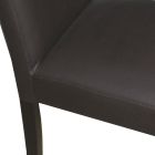 Židle z umělé kůže a lakované bukové nohy Made in Italy - Jesse Viadurini