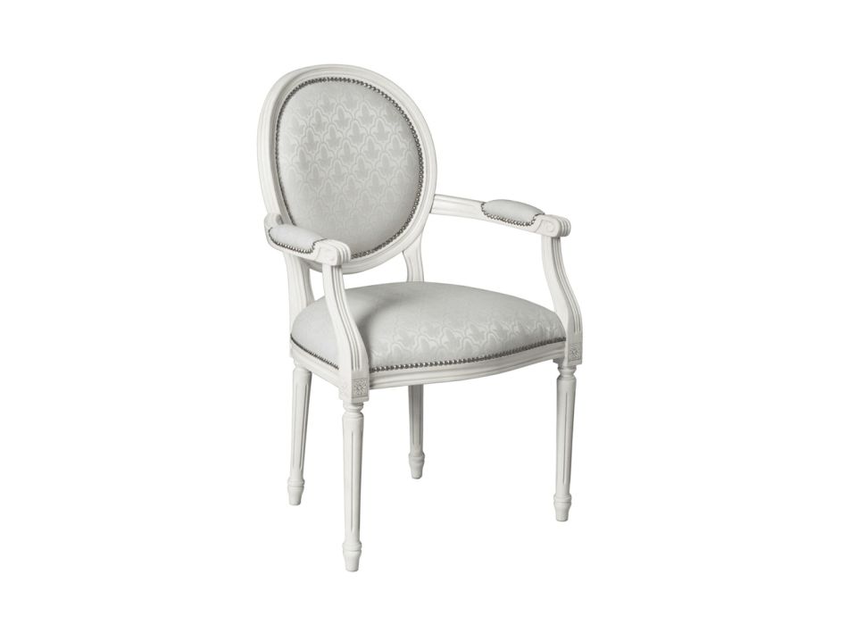 Buková židle polstrovaná pěnovou gumou Made in Italy - Occhio Viadurini