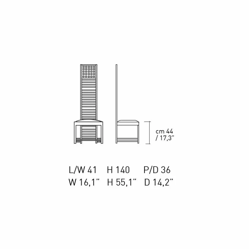 Židle z černě lakovaného jasanu se sedadlem z bavlny Made in Italy - Merapio Viadurini