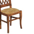 Židle ze dřeva Bassano a zlaté barokní látky Made in Italy - Jasper Viadurini