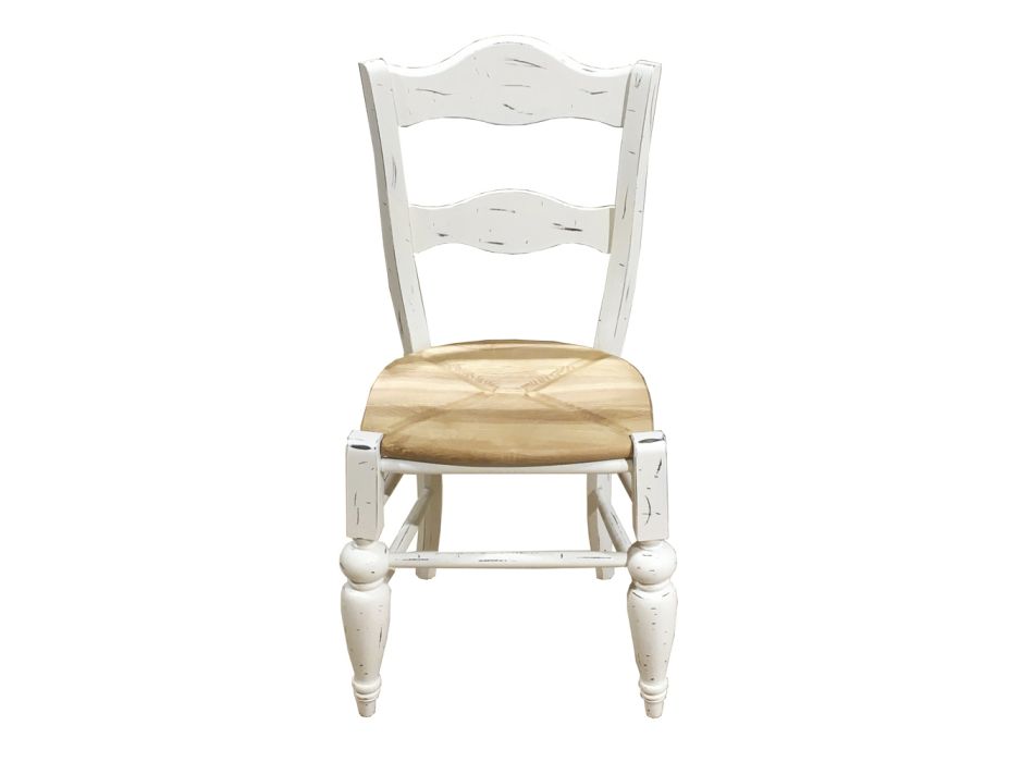 Kuchyňská židle z jasanového dřeva vyrobená v Itálii - Thanos Viadurini
