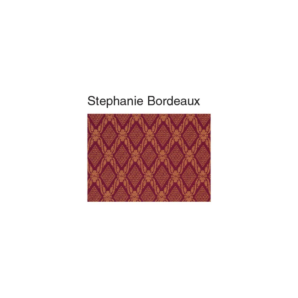 Zkřížené opěradlo v klasickém designu ze dřeva a látky - Debussy Viadurini