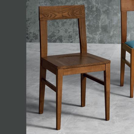 Židle v designu kuchyně z bukového dřeva Masello Made in Italy - Sofia Viadurini