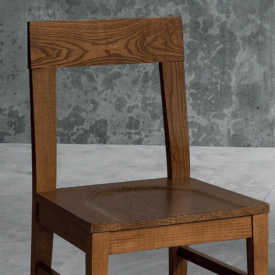 Židle v designu kuchyně z bukového dřeva Masello Made in Italy - Sofia Viadurini