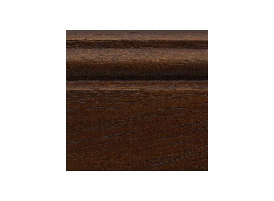Židle z masivního bukového dřeva s povrchovou úpravou patinovaný ořech Made in Italy - Granát Viadurini