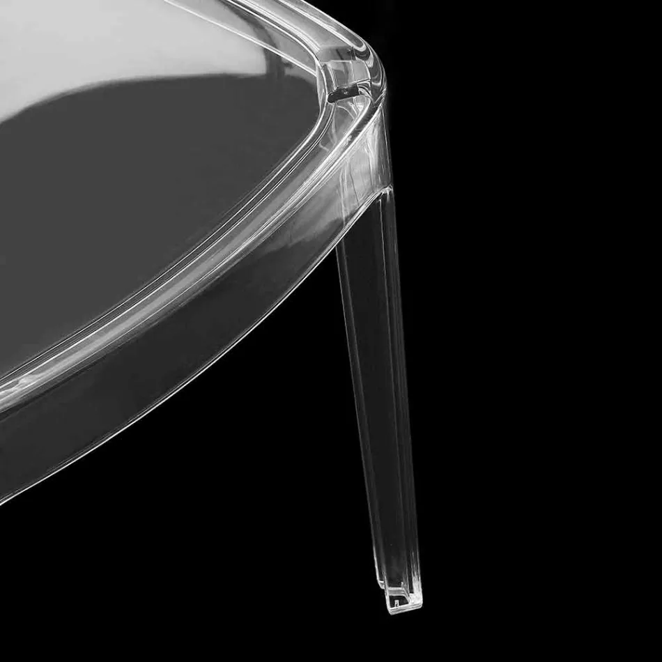 Transparentní polykarbonátová židle, moderní design - Yanis Viadurini