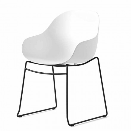 Recyklovaná polypropylenová židle vyrobená v Itálii 2 kusy - Connubia Academy Viadurini