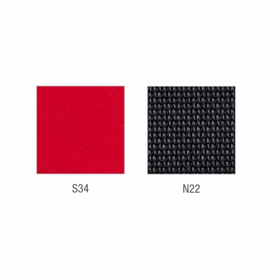 Mina semi-orientální a operační koženková židle vyrobená v Itálii Viadurini