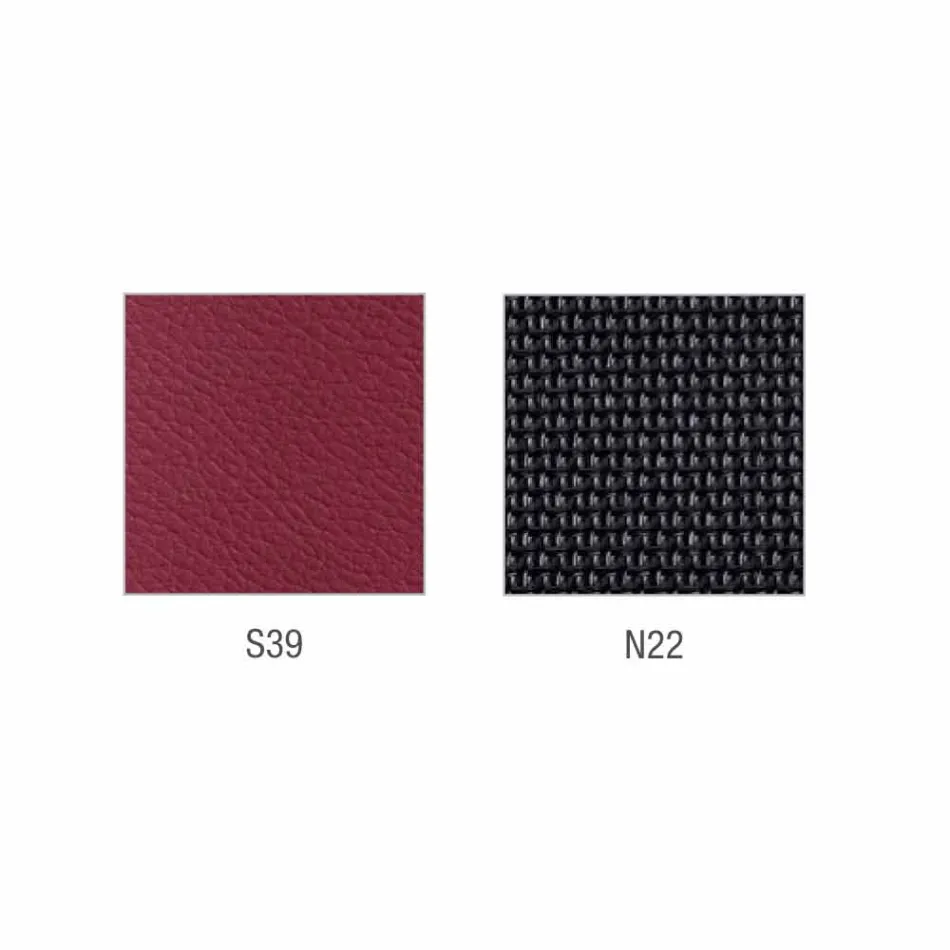 Mina semi-orientální a operační koženková židle vyrobená v Itálii Viadurini