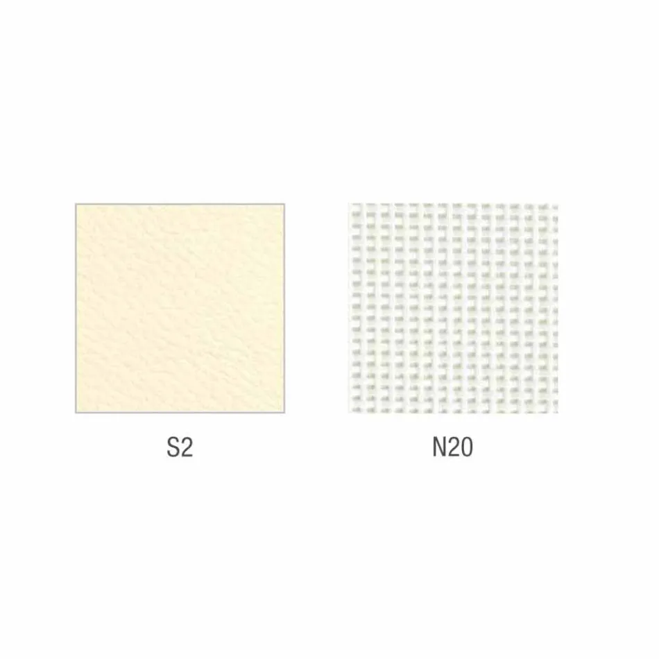 Mina semi-orientální a operační koženková židle vyrobená v Itálii Viadurini