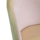 Sametové křeslo a kovový rám v různých povrchových úpravách - Penna Viadurini