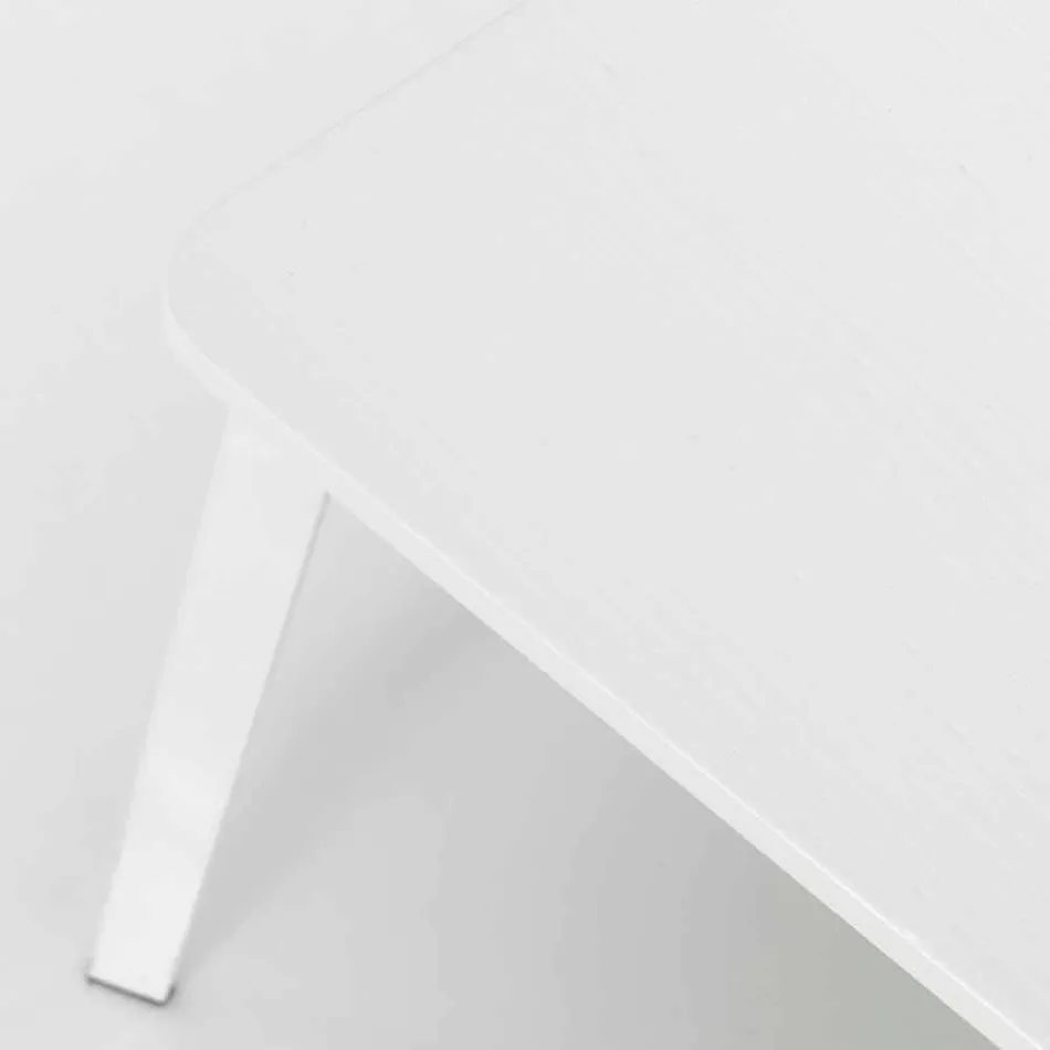 Moderní designová židle ve dřevě a kovu, Elmas, 4 ks Viadurini