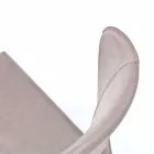 Moderní židle kompletně pokryté umělou kůží, Accadia,  4 ks Viadurini