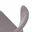 Moderní židle kompletně pokryté umělou kůží, Accadia,  4 ks Viadurini