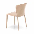 Moderní židle kompletně pokryté umělou kůží, Accadia,  4 ks Viadurini