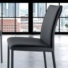 Moderní polstrovaná a čalouněná živá židle Made in Italy - Monnalisa Viadurini