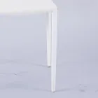 Moderní židle do obývacího pokoje z ekokůže a kovu Made in Italy - Reka Viadurini