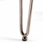 Moderní židle z kůže nebo imitace kůže pro jídelnu nebo kuchyň Maha Viadurini