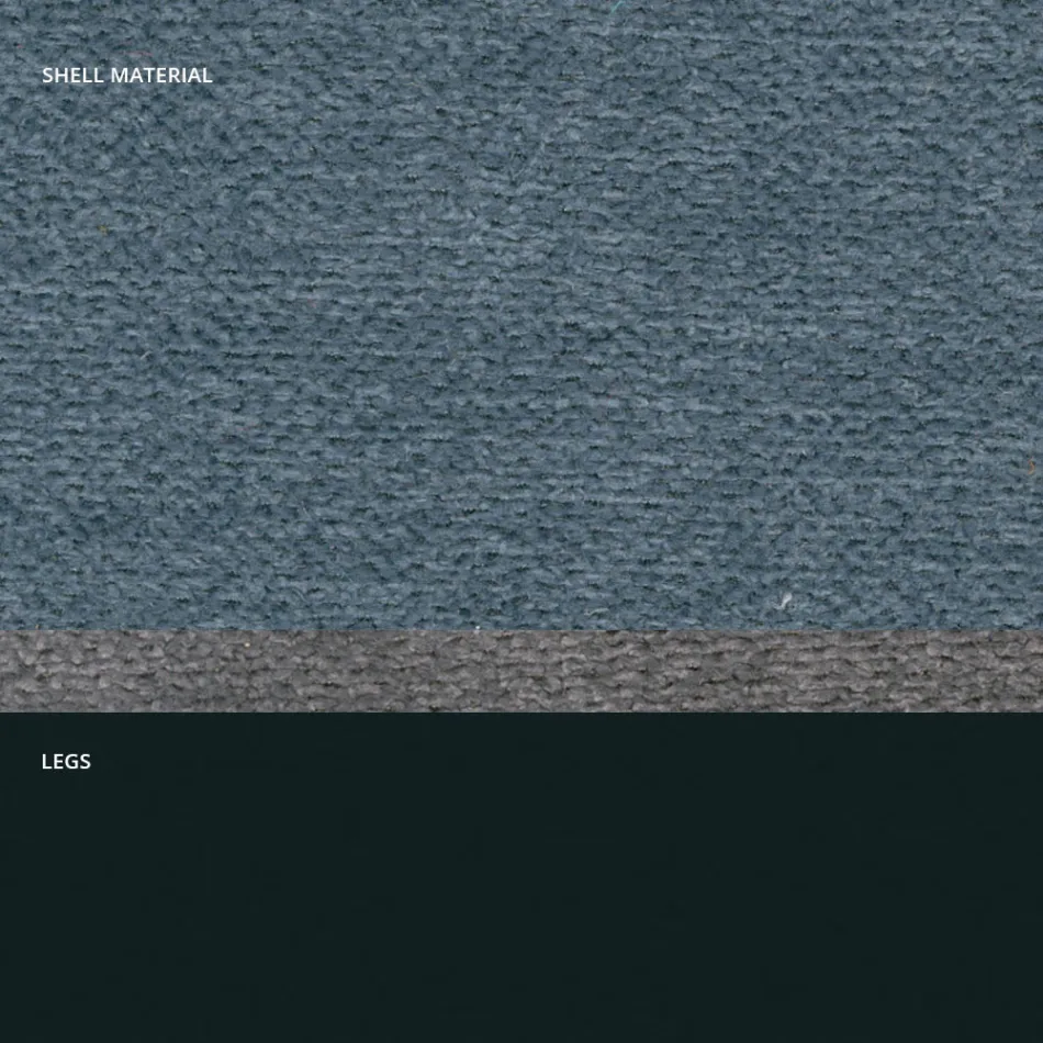 Moderní židle z látky a trojúhelníkových nohou vyrobená v Itálii, Oriella Viadurini