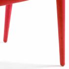 Moderní židle pro jídelnu v červené Tecnofibra Almira Viadurini