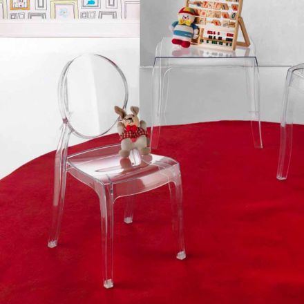 Průhledná moderní židle Dylan Viadurini