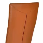 Moderní design židle pokryté koženou / koženou vyrobenou v Itálii Ghada Viadurini