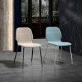 Moderní monocoque židle v barevném designu tkaniny - Patrick