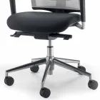 Operační a polopředsedající židle v tkanině vyrobené v Itálii Mina Viadurini