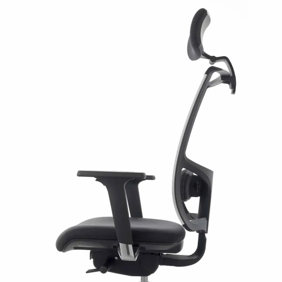 Operační a polopředsedající židle v tkanině vyrobené v Itálii Mina Viadurini