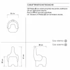 Slonová židle pro děti v moderním designu, 4 barevné kousky - Tino od Myyour Viadurini