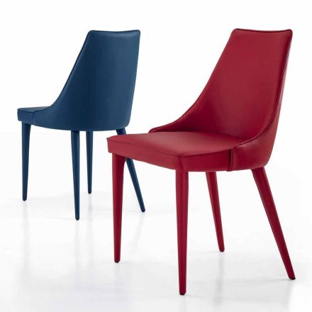 Moderní designová kuchyňská židle čalouněná Made in Italy - Nirvana Viadurini