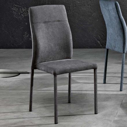 Designová jídelní židle z látky italské výroby Luigina Viadurini