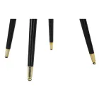 Jídelní židle ze dřeva se sedákem potaženým látkou - Latina Viadurini