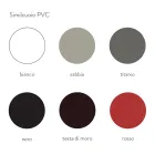 Kovová jídelní židle potažená imitací kůže, 4 kusy – Nadia Viadurini