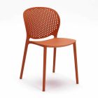 Židle pro jídelny polypropylenu moderní konstrukce Blake, 4 ks Viadurini
