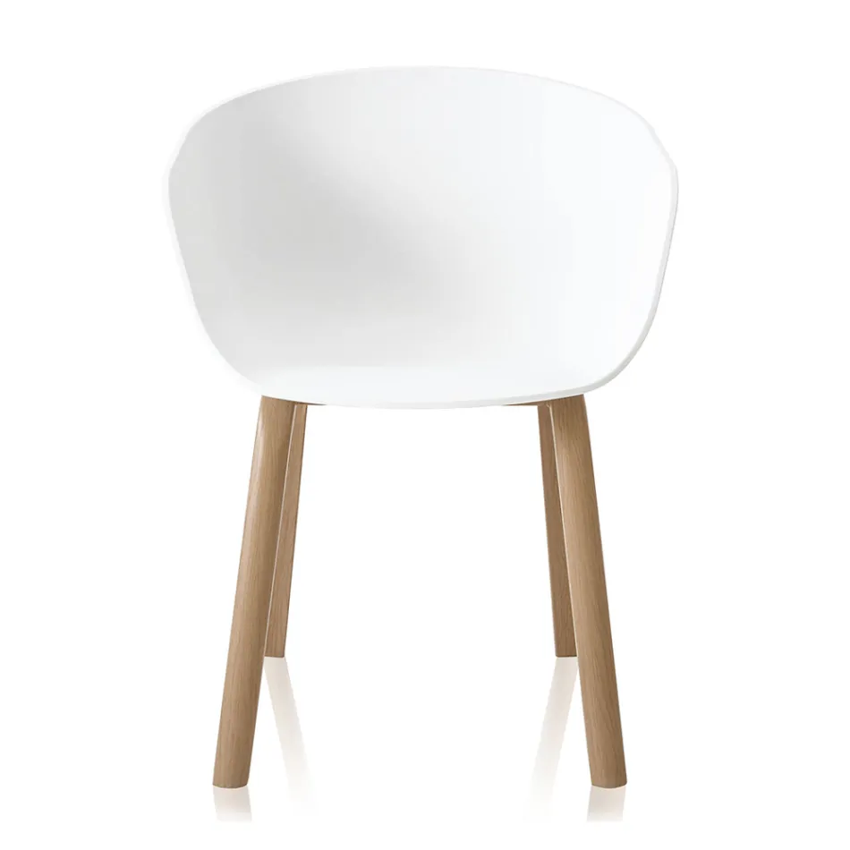 Židle do jídelny z polypropylenu a kovu 4 kusy - Severina Viadurini