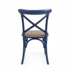 Jídelní židle v provedení Ratan a dřevo Classic Design Homemotion - Meridia Viadurini