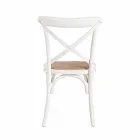 Jídelní židle v provedení Ratan a dřevo Classic Design Homemotion - Meridia Viadurini