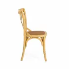 Jídelní židle v provedení Ratan a dřevo Classic Design Homemotion - Meridia Viadurini