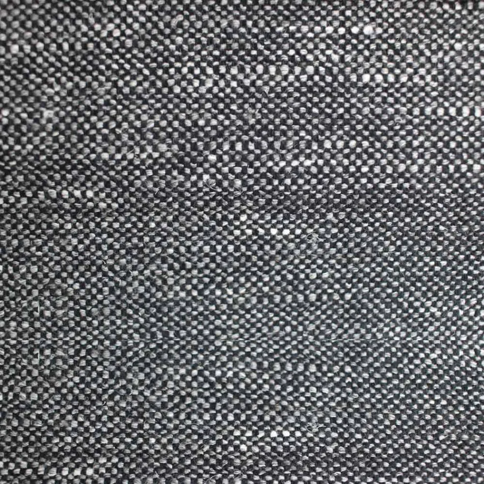 Látková jídelní židle s dřevěným podstavcem vyrobená v Itálii - kokos Viadurini