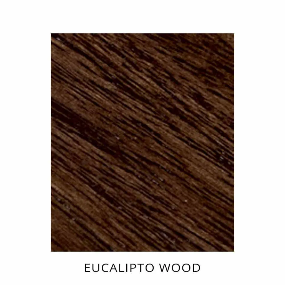 Látková jídelní židle s dřevěným podstavcem vyrobená v Itálii - kokos Viadurini