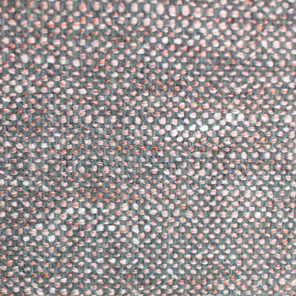 Látková jídelní židle s dřevěným podstavcem vyrobená v Itálii - kokos Viadurini