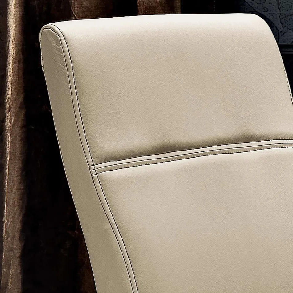 Moderní jídelní židle z ekokůže italské výroby Luigina Viadurini