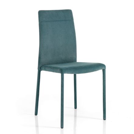 Moderní látková jídelní židle vyrobená v Itálii, Porzia Viadurini