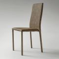Jídelní židle potažená Ecoleatherem vyrobená v Itálii, 2 kusy - belgická